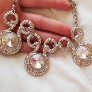 paparazzi Jewelry - 5 for $25 Silver Necklace and Earring Set paparazzi Jewelry - 5 for $25 Silver Necklace and Earring Set